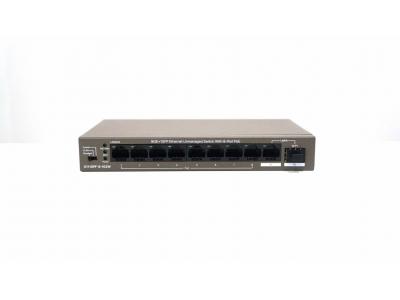 Bộ chuyển mạch Ethernet không quản lý 9GE+1SFP với 8 cổng PoE-G1110PF-8-102W